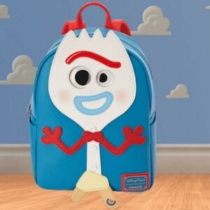 Brand New! LOUNGEFLY - Forky- Toy Story 4 - Mini-backpack